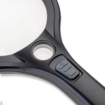 Lume Series Aspheric COB LED Lighted Hand-Held Magnifier with 7x Spot Lens and Two Brightness Settings