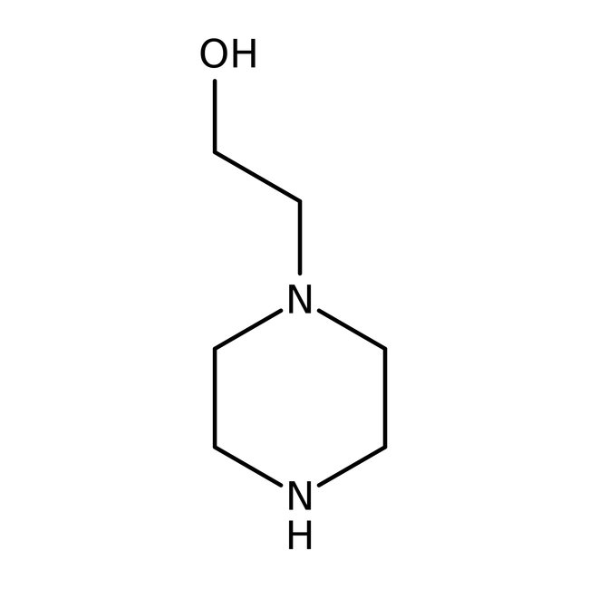 N-(2-Hydroxyethyl)piperazine, 98.5%, Thermo Scientific Chemicals
