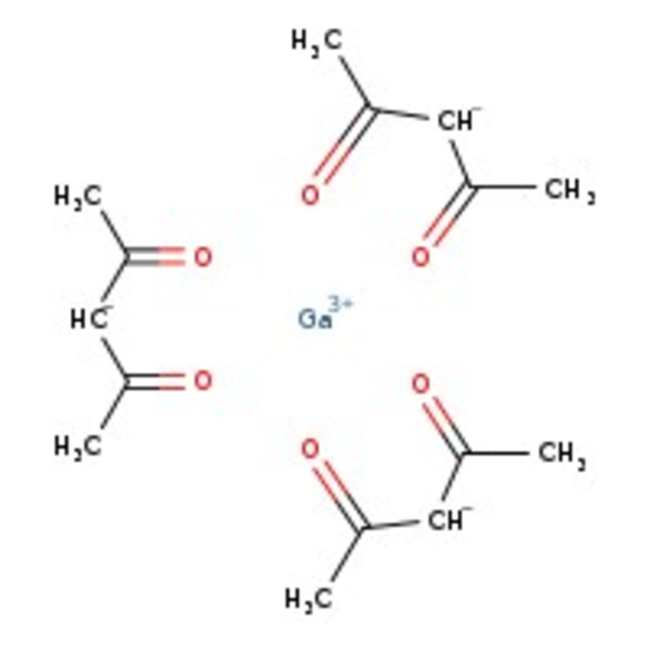 Gallium(III) 2,4-pentanedionate, 99.99% (metals basis), Thermo Scientific Chemicals