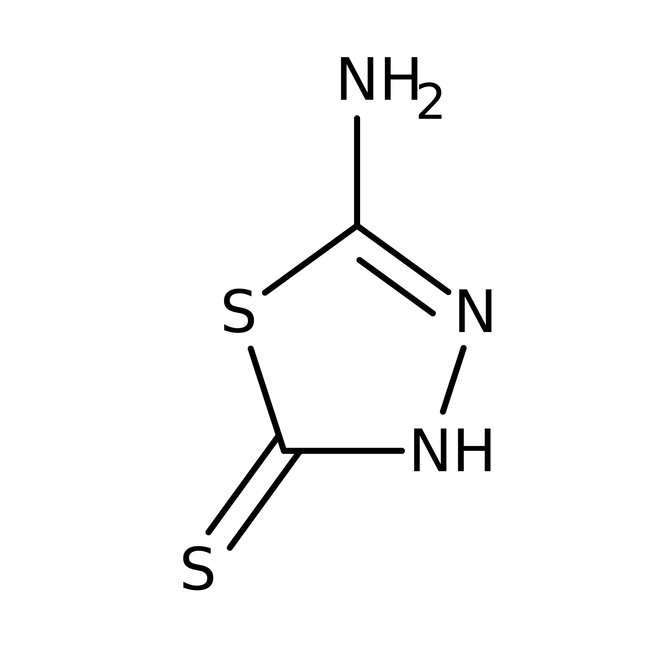 2-Amino-5-mercapto-1,3,4-thiadiazole, 98%, Thermo Scientific Chemicals