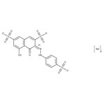 2-(4-Sulfophenylazo)1,8-dihydroxy-3,6-naphthalenedisulfonic acid, trisodium salt, in