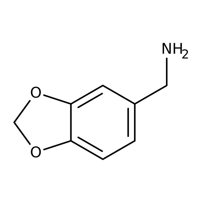 3,4-(Methylenedioxy)benzylamine, 97%, Thermo Scientific&trade;