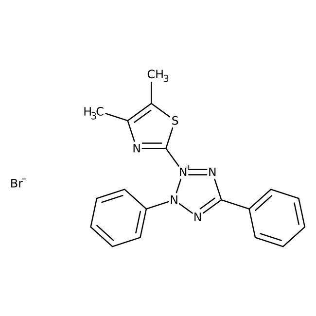 Thiazolyl blue tetrazolium bromide, 98%, Thermo Scientific Chemicals