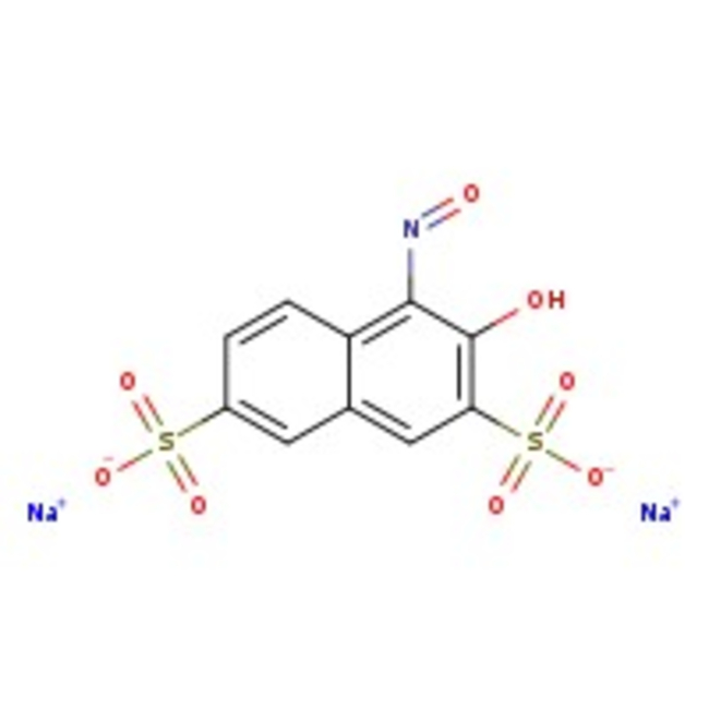 1-Nitroso-2-naphthol-3,6-disulfonic acid, disodium salt hydrate, pure, indicator gra