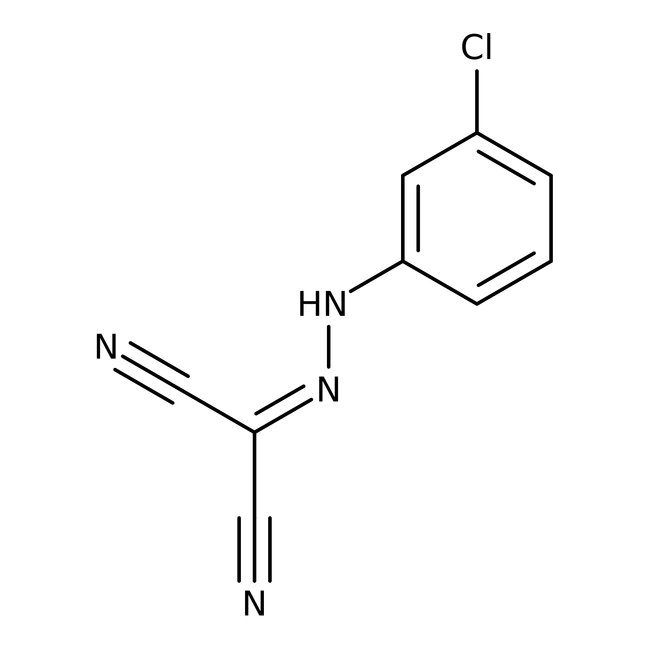 Carbonyl cyanide 3-chlorophenylhydrazone, 98%, Thermo Scientific Chemicals