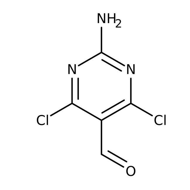 2-Amino-4,6-dichloropyrimidine-5-carboxaldehyde, 96%, Thermo Scientific Chemicals
