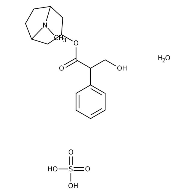 Atropine sulfate monohydrate, 97+%, Thermo Scientific Chemicals