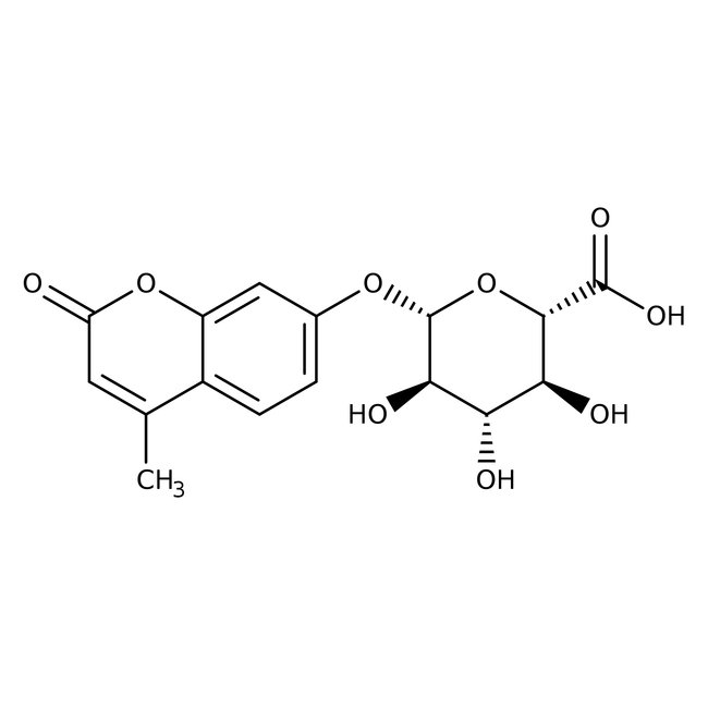 4-Methylumbelliferyl-&beta;-D-glucuronide dihydrate, 98%, Thermo Scientific Chemicals