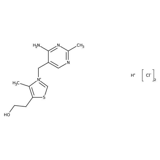 Thiamine hydrochloride, 99% (dry wt.), may cont. up to 5% water, Thermo Scientific Chemicals