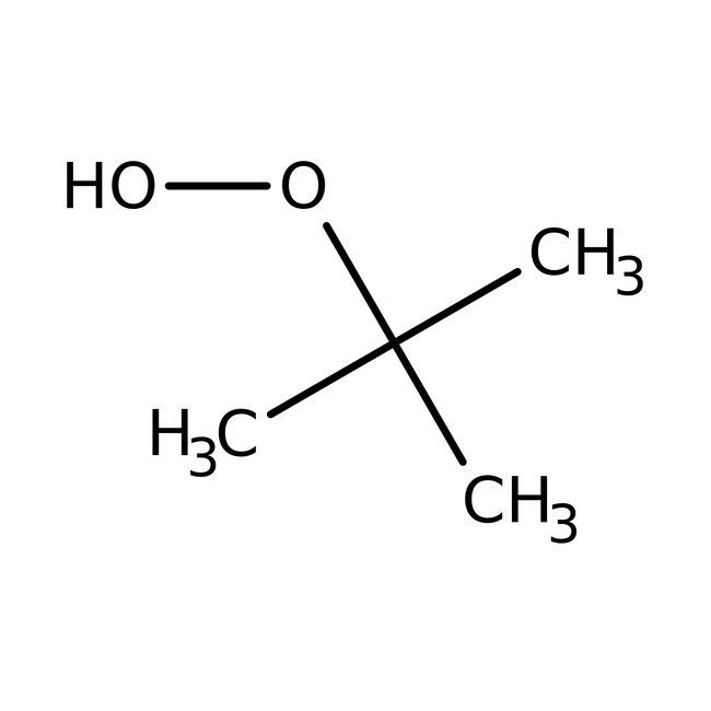 tert-Butyl hydroperoxide, 70% aq. soln., Thermo Scientific Chemicals