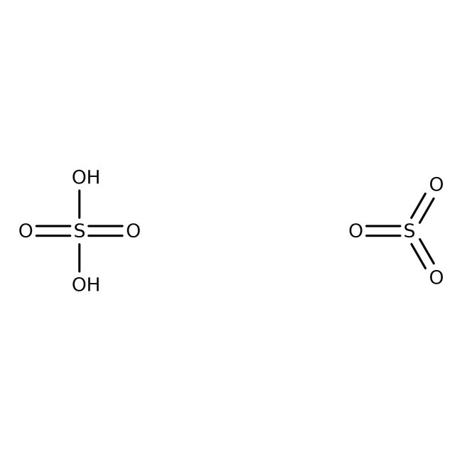 Sulfuric acid, extra pure, fuming, 20-30% free SO3, Thermo Scientific Chemicals