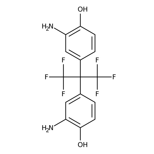 2,2-Bis(3-amino-4-hydroxyphenyl)hexafluoropropane, 97%, Thermo Scientific&trade;