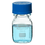 Reusable Glass Media Bottles with Cap