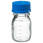 Reusable Glass Media Bottles with Cap