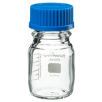 Reusable Glass Media Bottles with Cap