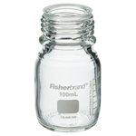 Reusable Glass Media Bottles with Cap