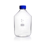 DURAN&trade; GLS 80&trade; Laboratory Bottle, Wide Mouth, Clear, GLS 80&trade; Thread, Graduated, with Screw Cap and Pouring Ring