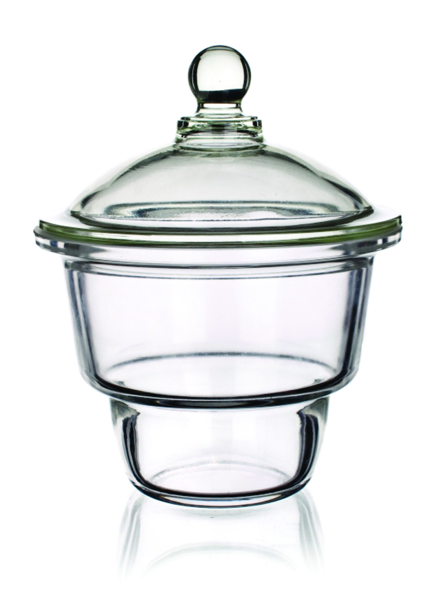 Desiccator with Glass Knob
