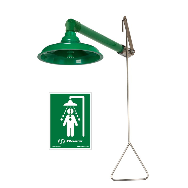 Corrosion Resistant Drench Shower, All Stainless Steel and PVC