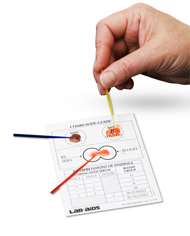 ABO-Rh Combination Blood Typing Kit