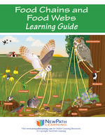 Food Chains and Food Webs Student Learning Guide with Online Lesson