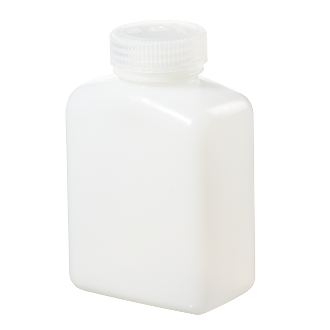 Nalgene&trade; Rectangular HDPE Bottles with Closure