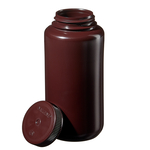 Nalgene&trade; Wide-Mouth Lab Quality Amber HDPE Bottles