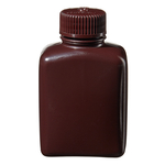 Nalgene&trade; Rectangular Amber HDPE Bottles