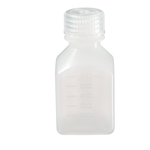 Nalgene&trade; Square Narrow-Mouth HDPE Bottles with Closure
