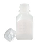 Nalgene&trade; Square Narrow-Mouth HDPE Bottles with Closure