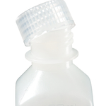 Nalgene&trade; Square Narrow-Mouth HDPE Bottles with Closure