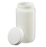 Nalgene&trade; Large Wide-Mouth Fluorinated HDPE Bottle with Closure