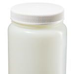 Nalgene&trade; Large Wide-Mouth Fluorinated HDPE Bottle with Closure