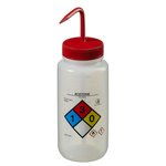 GHS Labeled Right-to-Know Safety-Vented Wash Bottles