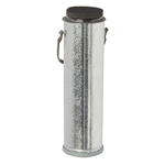 Lab Grade Cylindrical Dewar Flask with Aluminum Housing and Handle