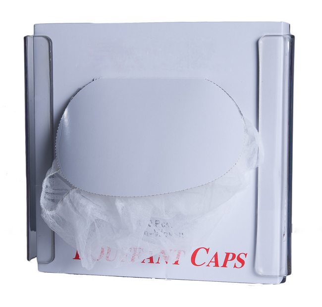Eco Bouffant Cap Dispenser, Single Box, Clear Recycled Plastic