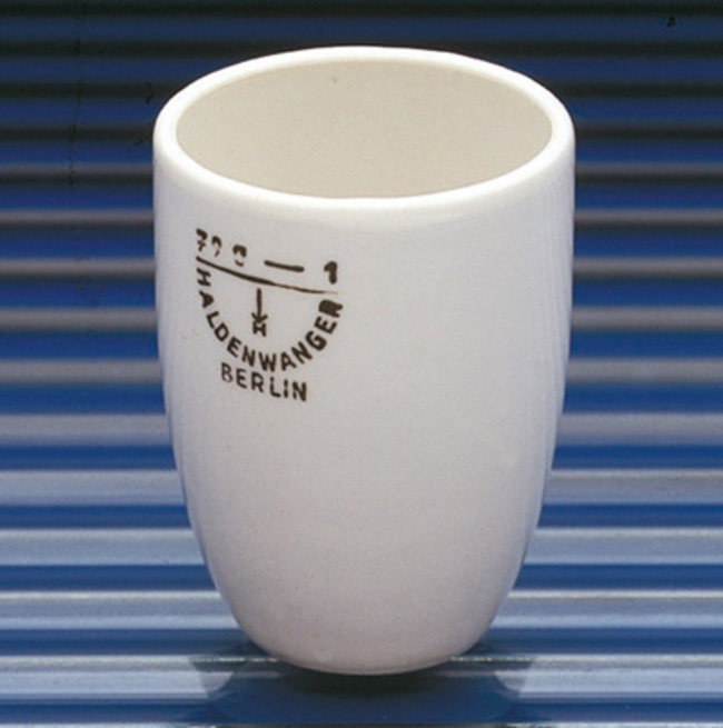 Tall Form Porcelain Crucibles Without Lid