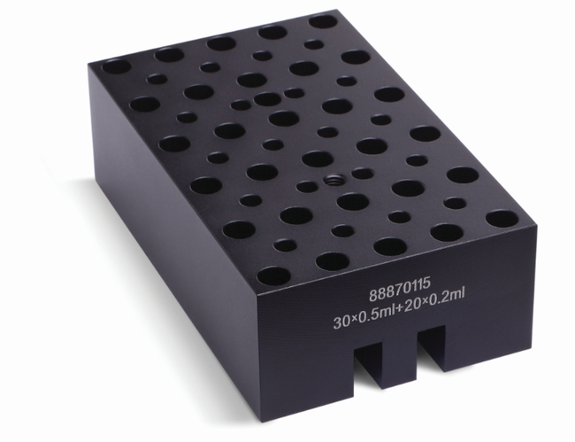 Block, 0.5 mL and 0.2 mL