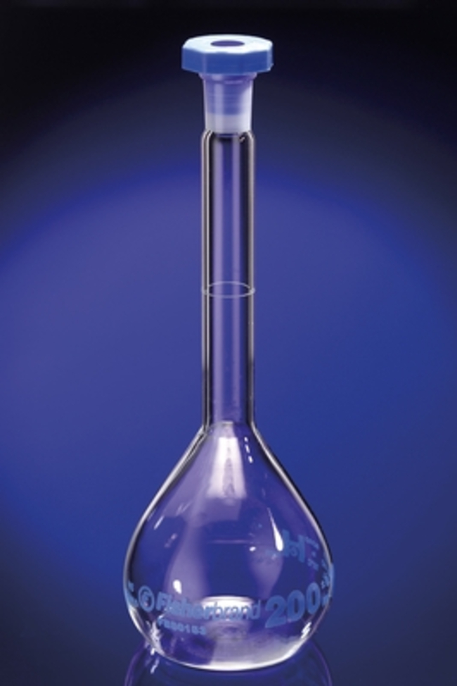 Clear Borosilicate Glass Class A Volumetric Flask with Stopper