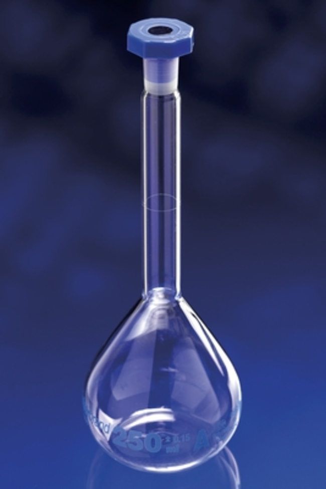 Clear Borosilicate Glass Class A Volumetric Flask with Stopper