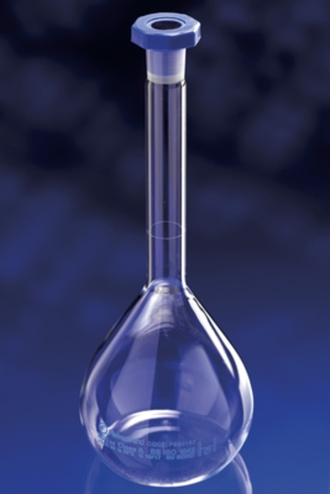 Clear Borosilicate Glass Class A Volumetric Flask with Stopper