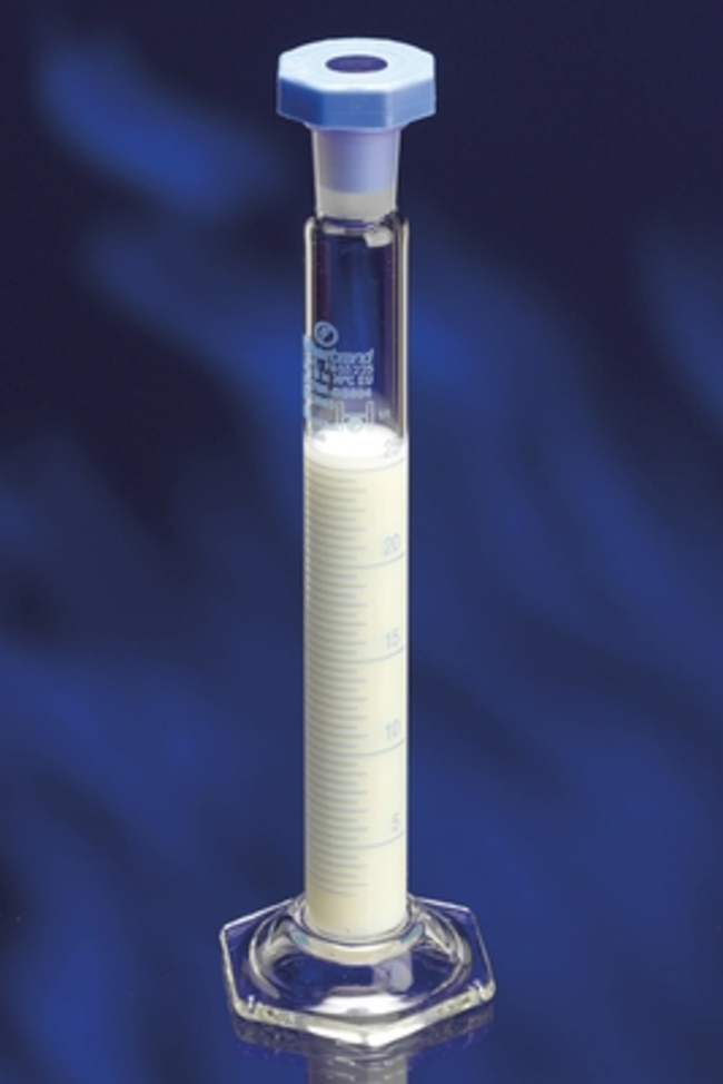 Borosilicate Glass Graduated Cylinder with Stopper