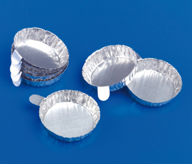 Aluminum Weighing Dishes with Fluted Sides