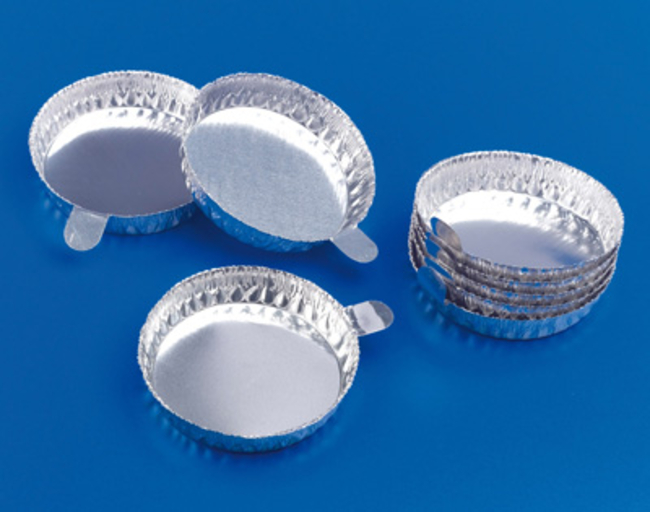 Aluminum Weighing Dishes with Fluted Sides