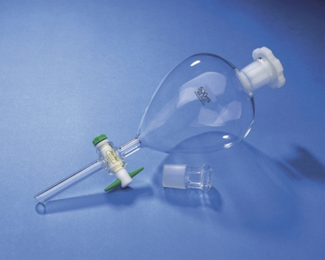 Glass Pear-Shaped Separating Funnel with PTFE Stopcock