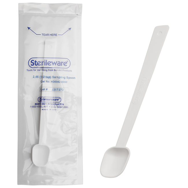 Sterileware&trade; Sterile Styrene Sampler Spoons