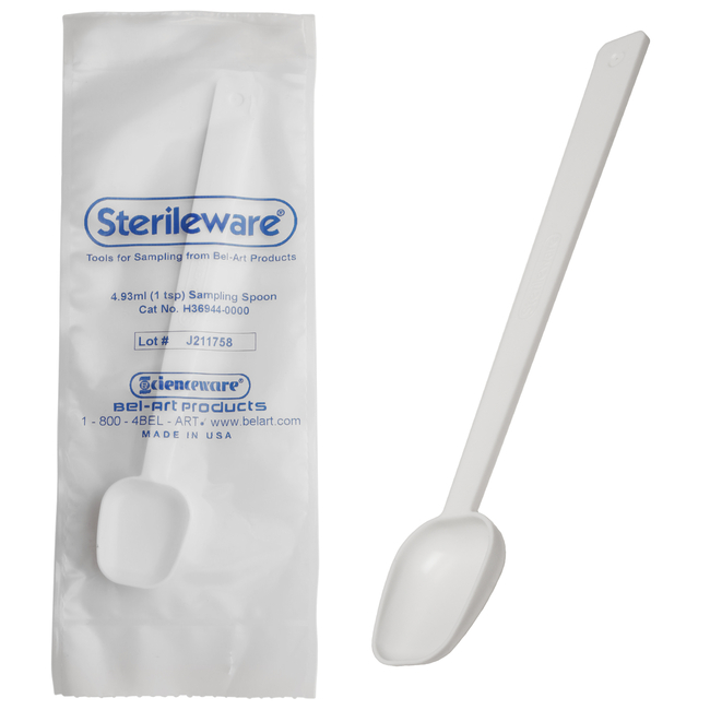 Sterileware&trade; Sterile Styrene Sampler Spoons
