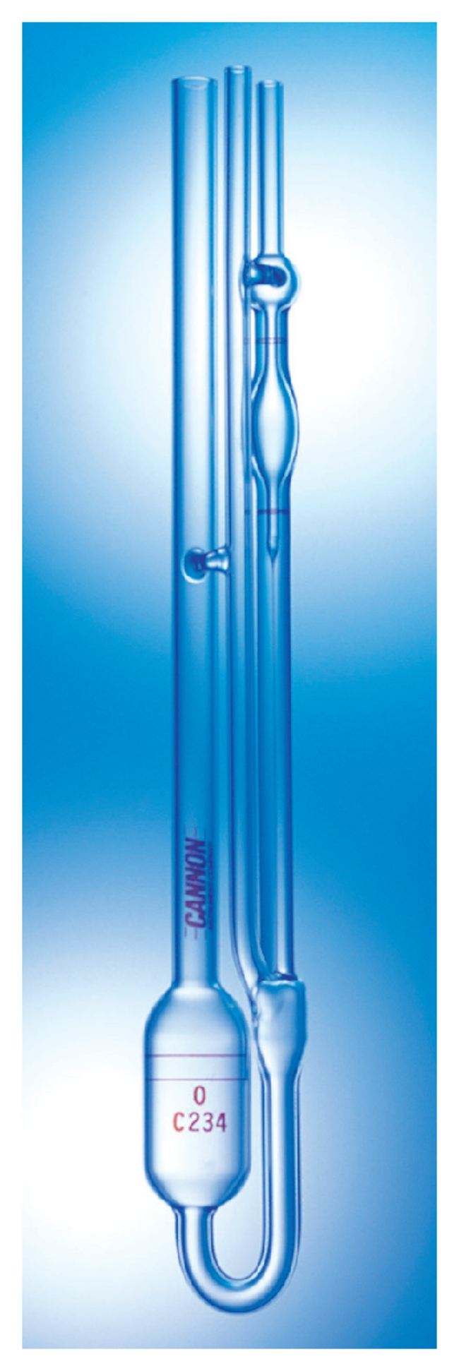 Glass Ubbelohde Calibrated Viscometer Tubes