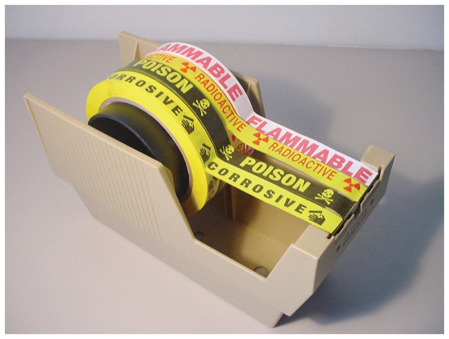 Lab Hazard Warning Label Refills