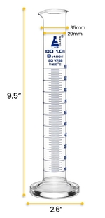 Class B Round Base Graduated Cylinder